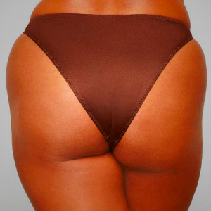 Bikini Skims STRETCH SATIN HIGH LEG μαυρα | 5902764-RW