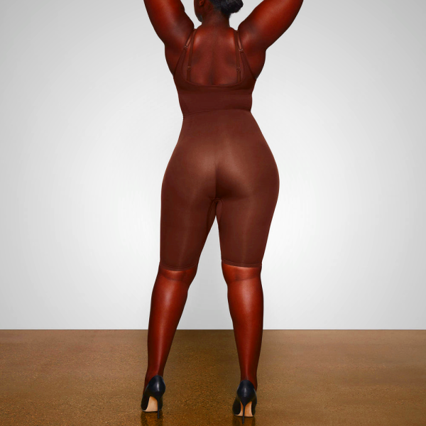 Skims Open Bust Bodysuit with Open Gusset - Beige | 6290875-DC