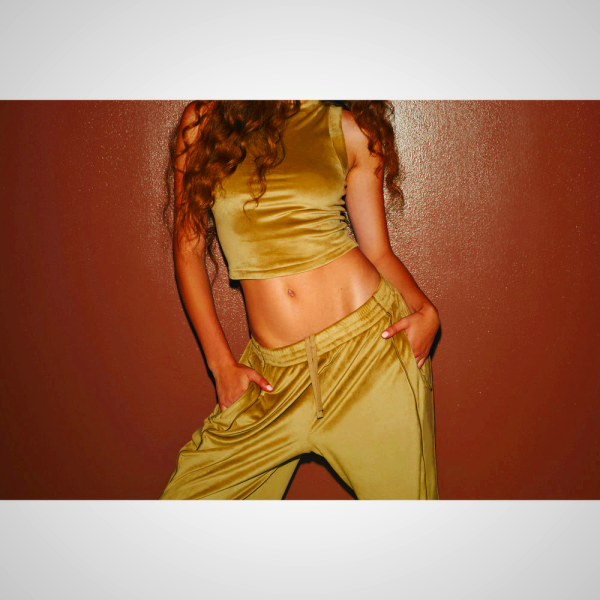 Joggers Skims VELOUR OVERSIZED χρυσο χρωμα | 4153869-BO