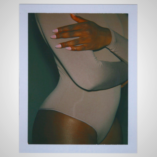 Long Sleeve Bodysuit Skims ESSENTIAL SCOOP NECK ασπρα | 7981243-XH