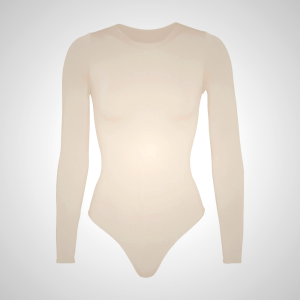 Long Sleeve Bodysuit Skims ESSENTIAL MOCK NECK καφε | 6982375-TQ