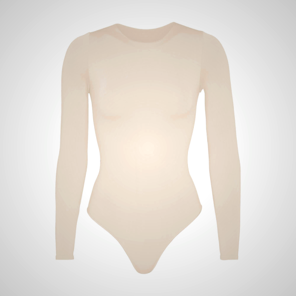 Long Sleeve Bodysuit Skims ESSENTIAL MOCK NECK καφε | 6982375-TQ