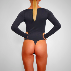 Long Sleeve Bodysuit Skims ESSENTIAL MOCK NECK βερίκοκο | 2546701-DK