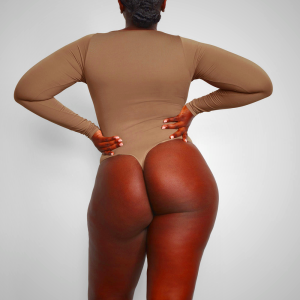 Long Sleeve Bodysuit Skims ESSENTIAL MOCK NECK βερίκοκο | 3268174-MA