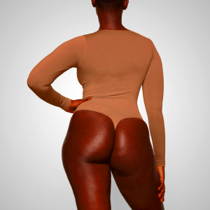 Long Sleeve Bodysuit Skims ESSENTIAL CREW NECK βερίκοκο | 7163094-MR