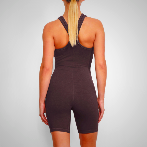 Mid Thigh Bodysuit Skims OUTDOOR μαυρα | 9350781-YS