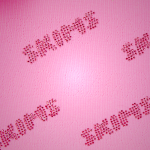 Onesie Skims RHINESTONE LOGO POINTELLE ροζ | 6728439-HI