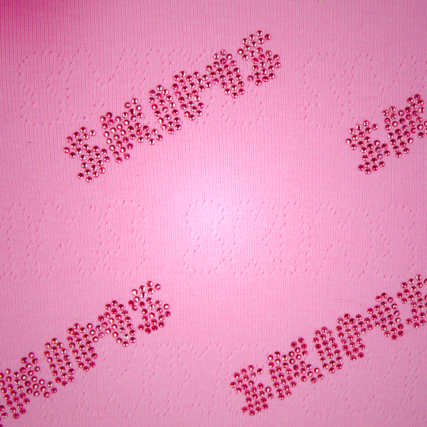 Onesie Skims RHINESTONE LOGO POINTELLE ροζ | 6728439-HI