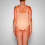 Scoop Neck Bodysuit Skims FAUX LEATHER βερίκοκο | 6739401-CR