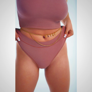 Tanga Skims COTTON JERSEY CHEEKY ανοιχτο γκρι | 1485967-HN