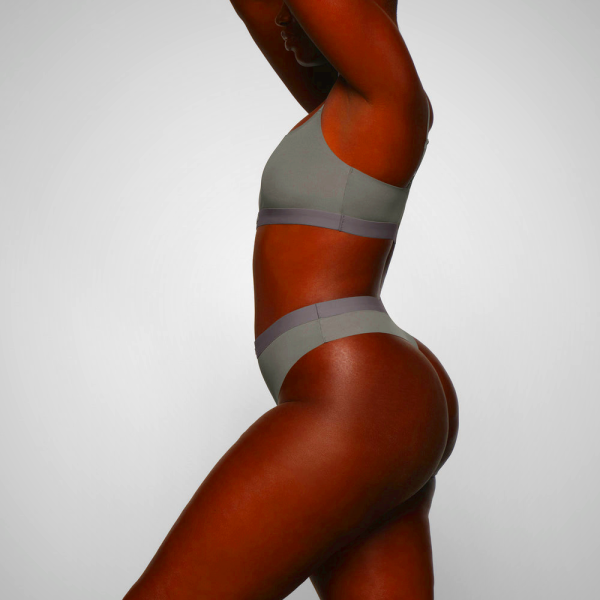 Thong Skims JELLY SHEER STRING μαυρα | 8659203-RZ