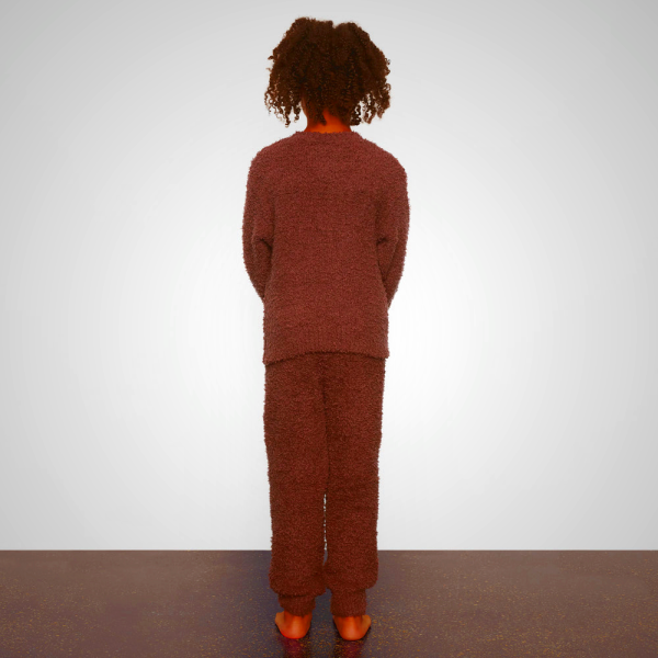 Kids Skims Logo Pointelle Henley Onesie Red | 2043675-VG