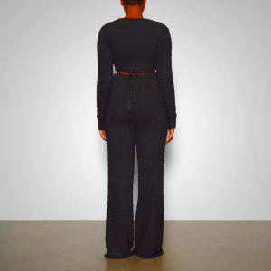 Skims COZY KNIT Grey Pants | 0284937-VO | Premium Comfort Fit