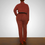 Skims Velvet Wide Leg Pants Purple Grey | 4582691-KD