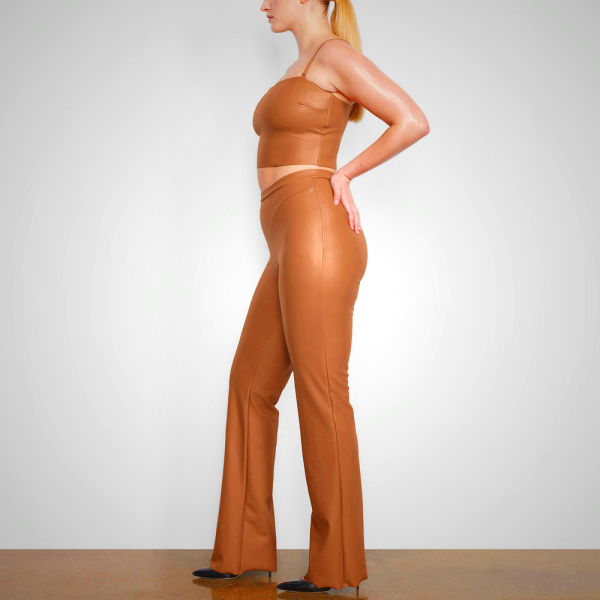 Skims Faux Leather Silver Strapless Bra | 4972163-CX